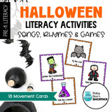 Halloween Circle Time Activities & Visuals | Songs, Fingerplays & Literacy Games
