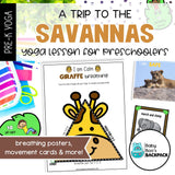 Safari Yoga Lesson | Safari Yoga Stories, Games & Cards | A Trip to the Savannas