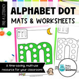 Alphabet Dot Mats & Worksheets