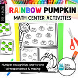 Rainbow Pumpkin Math Set | Games, Sorting Mats & Worksheets
