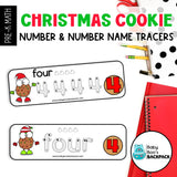 Christmas Cookie Numbers 0-10 | Christmas Number Recognition & Number Tracing