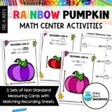 Rainbow Pumpkin Math Set | Games, Sorting Mats & Worksheets