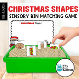 Christmas Shape Games & Coloring Worksheets