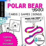 Polar Bear Yoga Lesson| Polar Bear Yoga Cards, Story & Games