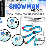 Snowman Yoga Lesson | Snowman Yoga Cards, Story & Games