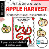 Apple Harvest Yoga Story & Apple Yoga Cards | Ice Breaker Games