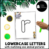 A Day at the Zoo Playdough Mats