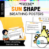 Sun Shape Breathing Posters FREEBIE | Breathing Exercises for Preschoolers