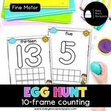 Pre-K Egg Hunt Playdough Mats