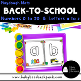 Back-to-School Playdough Mats