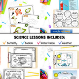 Summer Science Bundle | 4 Summer Science Lessons for Preschoolers