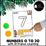 A Day at the Zoo Playdough Mats