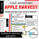 Apple Harvest Yoga Story & Apple Yoga Cards | Ice Breaker Games