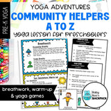 Community Helper Yoga Lesson | Community Helper Yoga Poses from A to Z | Games & SEL Activities