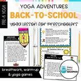 Back-to-School Yoga Lesson: Yoga Stories & Yoga Cards {Partner Yoga}