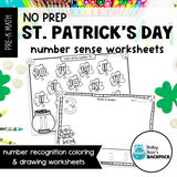No-Prep St. Patrick's Day Number Sense Worksheets