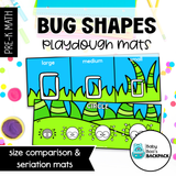 Bug Playdough Shapes | Bug Playdough Mats | Seriation