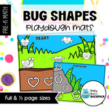 Bug Playdough Shapes | Bug Playdough Mats | Seriation