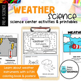 Weather Science Activities | Weather Science Center Printables & Posters