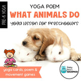 Animal Yoga Poem & Yoga Cards | Animal Yoga Poses