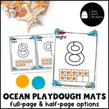 Pre-K Ocean Playdough Mats