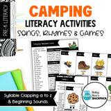 Camping Circle Time Activities & Visuals | Camping Songs, Fingerplays & Literacy Games