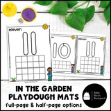In the Garden Playdough Mats