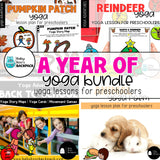 A Year of Yoga Bundle | 12 Yoga Lessons & 12 Printable Yoga Card Sets