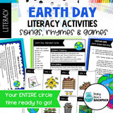 Earth Day Literacy Activities for Circle Time | Songs, Rhymes & Literacy Games
