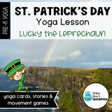 St. Patrick's Day Yoga for Preschoolers | Lucky the Leprechaun Yoga Story & Yoga Cards