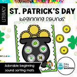 St. Patrick's Day Beginning Sounds Games & Worksheets | Letter Recognition
