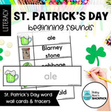 St. Patrick's Day Beginning Sounds Games & Worksheets | Letter Recognition