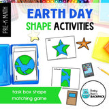 Earth Day Shape Activities | Earth Day Shape Task Cards, Worksheets & Sorting Games