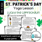 St. Patrick's Day Yoga for Preschoolers | Lucky the Leprechaun Yoga Story & Yoga Cards