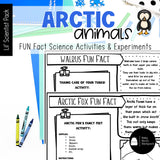 Arctic Animals Science | Activities, Experiments & Science Center Printables