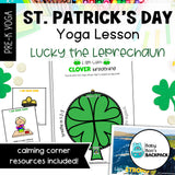 St. Patrick's Day Yoga for Preschoolers | Lucky the Leprechaun Yoga Story & Yoga Cards