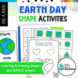 Earth Day Shape Activities | Earth Day Shape Task Cards, Worksheets & Sorting Games