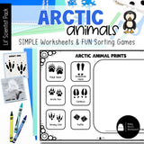 Arctic Animals Science | Activities, Experiments & Science Center Printables
