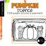 Pumpkin Science | Activities, Experiments & Science Center Printables