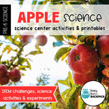 Apple Science | Activities, Experiments &  Science Center Printables