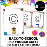 Back-to-School Playdough Mats
