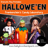 Halloween Dramatic Play Printables: Frankenstein's Candy Laboratory