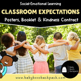 Classroom Expectations Lesson Plan & Classroom Rules Posters