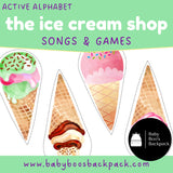 Active Alphabet: Ice Cream Shop Song & Games