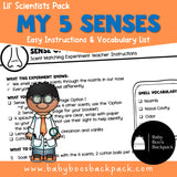 My 5 Senses Science | Activities, Experiments & Science Posters