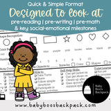 Toddler Developmental Checklist {BONUS: Flashcards}
