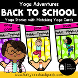 Back-to-School Yoga Lesson: Yoga Stories & Yoga Cards {Partner Yoga}