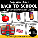 Back-to-School Yoga Lesson: Yoga Stories & Yoga Cards {Partner Yoga}