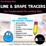 Smiley Dot Line and Shape Tracers & Worksheets