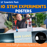 10 Easy STEM Experiments & Recording Sheets